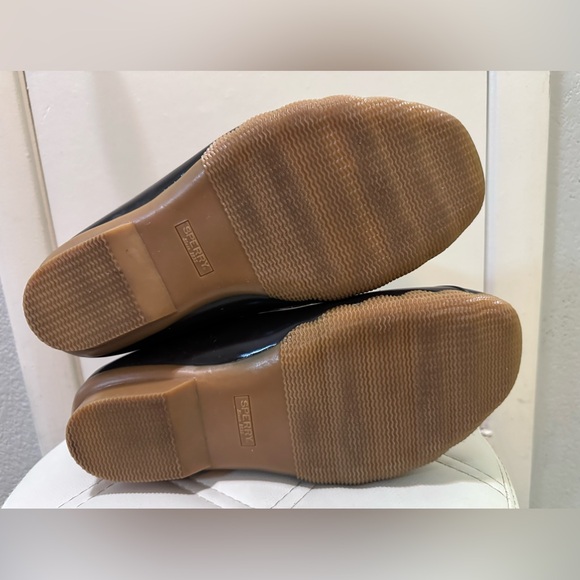 SPERRY Top-Sider Waterproof Saltwater Leather & Rubber Brown Duck Boots Size 9.5 - Picture 8 of 11